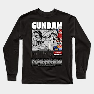 Rx78 Japanese Mecha Long Sleeve T-Shirt